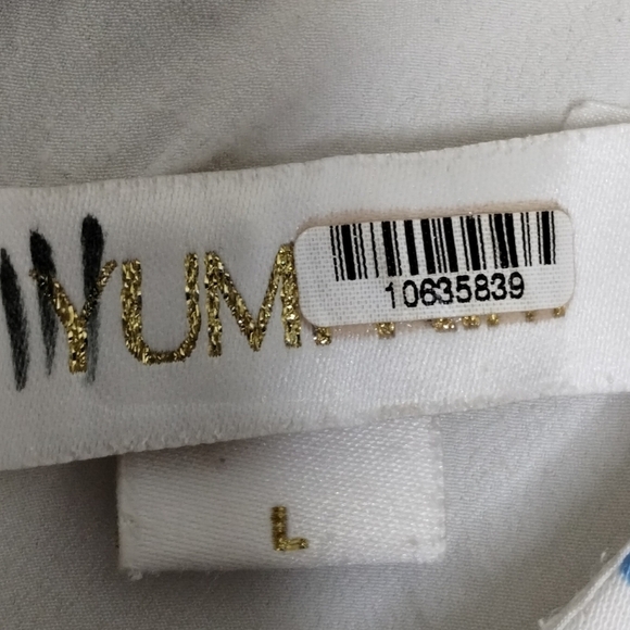 YUMI KIM Floral Showtime Dress Blue and White Size Large - Picture 6 of 8